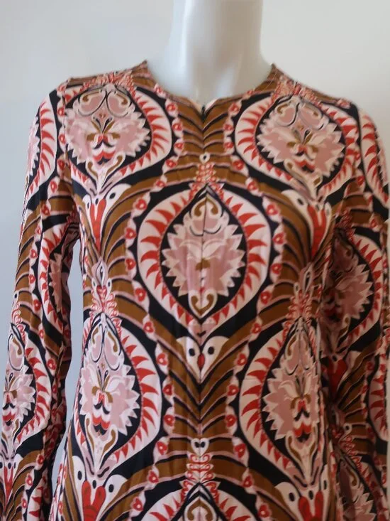 NWT Womens Farm Rio (Item- 625) Multicolor Pineapple Jewelry Maxi Dress XS - Picture 7 of 15